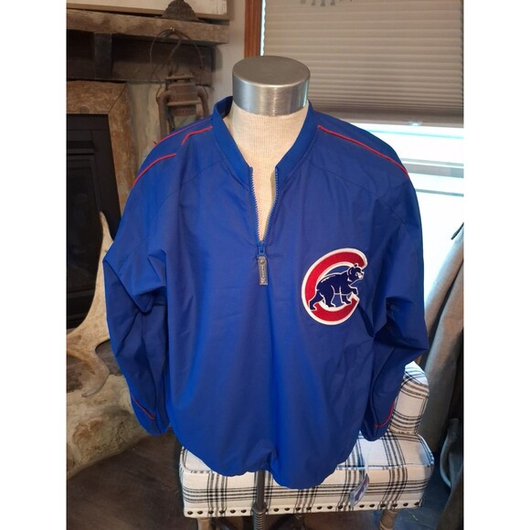 Chicago Cubs Authentic Collection MLB Jacket Lined Men's Size XL Majestic - Picture 5 of 10